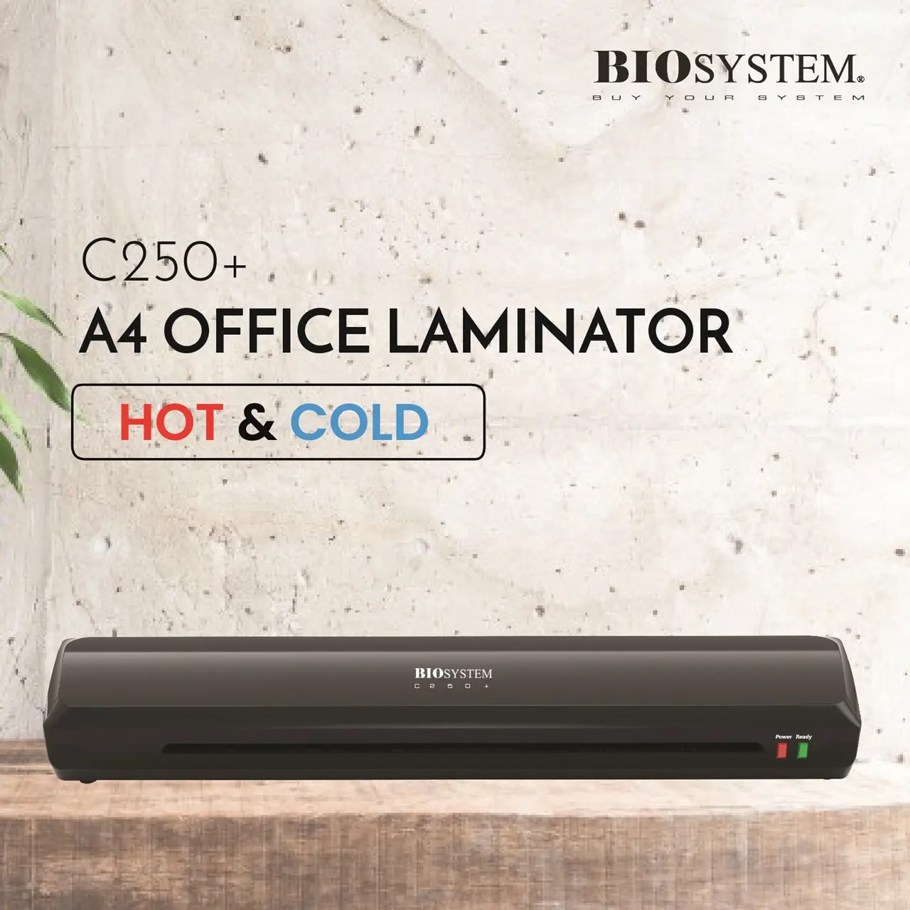 BIOSYSTEM C250+ A4 PERSONAL USE LAMINATOR