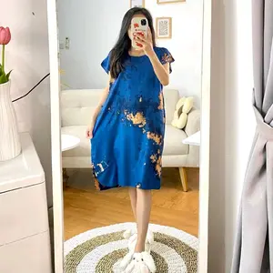 COD Daster Rayon Premium Jumbo Standar & Standar Motif Polos Polkadot Tiedye Bahan Adem Nyaman untuk Ibu Rumahan Homedress Terbaru Trend Cantik Ruffle Dress Paket Usaha Daster Midi Baju Tidur Katun Wanita Dewasa