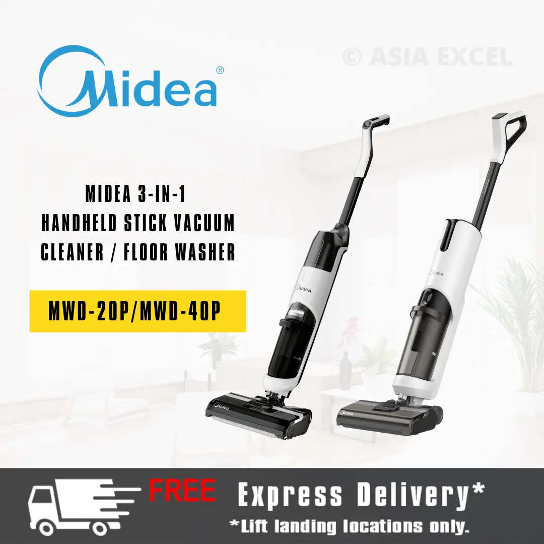 MIDEA 3 IN 1 DEEP CLEAN HANDHELD VACUUM STICK - MULTI MODELS [MWD-20P/MWD-40P]