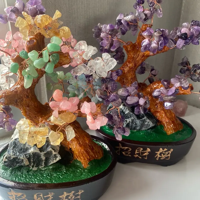 Lucky crystal tree < Pohon Keberuntungan > Dekorasi Crystal 6