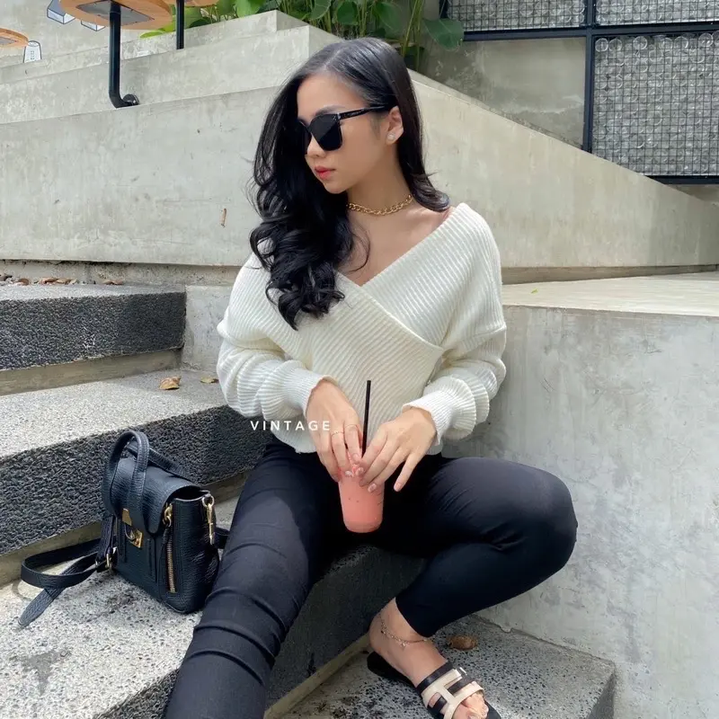 VYEL TOP SABRINA KNIT PREMIUM 0
