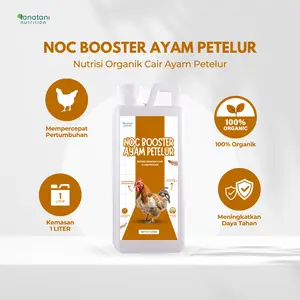 NOC BOOSTER AYAM PETELUR 1 LITER - Nutrisi Organik Cair untuk Meningkatkan Produktivitas Telur dan Kesehatan Ayam