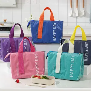 Beverly Lunch Bag Aluminium Foil Tas Bekal Happy Day - TV047