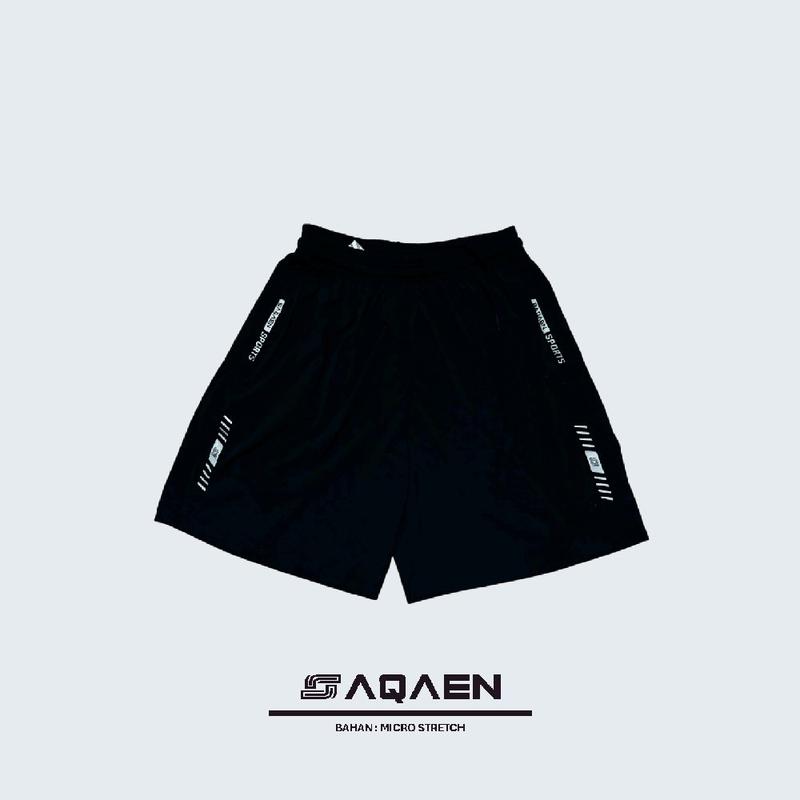 Celana Pendek Mikro Olahraga PS Strip Logo Sport 0