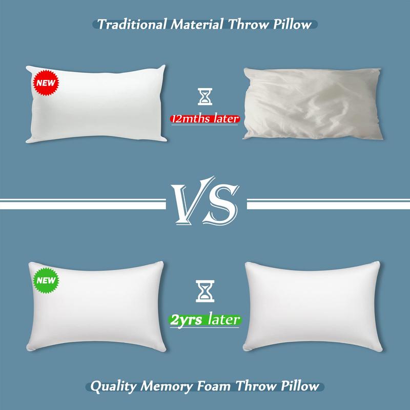 Foam throw pillow inserts best sale