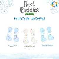Gambar NOVA - Sarung Tangan Dan Sarung Kaki Bayi (1 Pack) - Boy Series - Goofy Bear dari nova baby Kota Bandung 1 Tokopedia