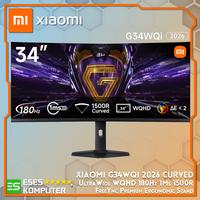Gambar Monitor LED Xiaomi G34WQi 2026 Curved Ultrawide 34" WQHD 180Hz 1Ms 1500R dari ESES Komputer Tasikmalaya Kota Tasikmalaya 1 Tokopedia
