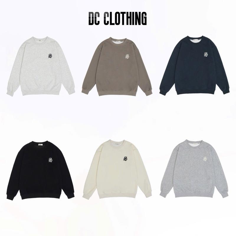 Áo SWEATER Nam Nữ Vải Nỉ 2 Da Có Hình Thêu Sắc Nét Phong Cách Trẻ Trung Mùa Thu Đông