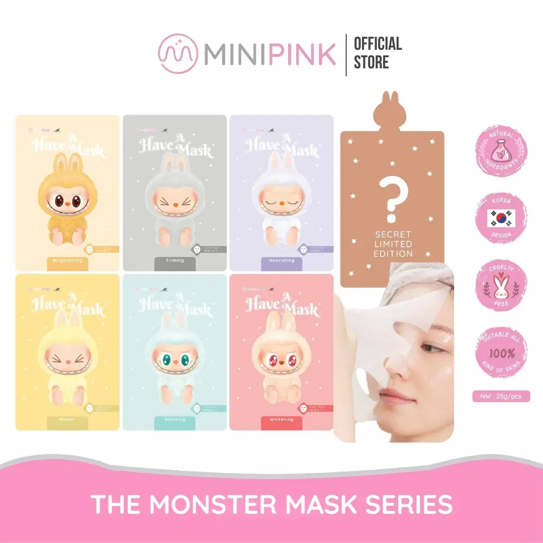 MINIPINK The Monster Facial Sheet Mask Blindbox Random Variant Series MP027