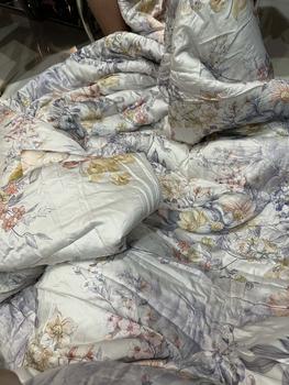 Product Review of [KOLEKSI 2025] Bedcover set (Sprei Set + Bed Cover) Bahan Kain Sutera Organic Lyocell Bamboo Tencel Anti Bacteria sudah termasuk 2 Sarung Bantal 2 Sarung Guling Semua Ukuran (160x200, 180x200, 200x200) from T**a A**h 1
