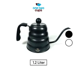 One Two Cups Teko Kopi Leher Angsa Gooseneck Pour Over Drip Kettle - PRF10