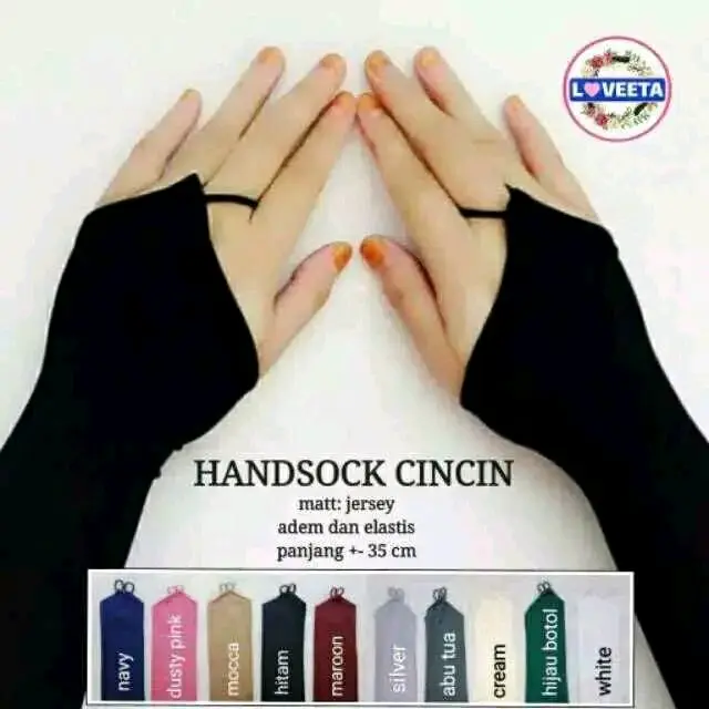 Manset Tangan Poolos dengan Desain Muslim - Handsock Pria