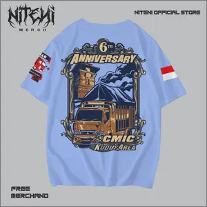 kaos aniversary CMIC original Combed Nyaman