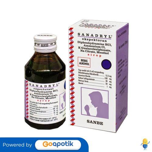 SANADRYL EXPETORAN SIRUP 60 ML