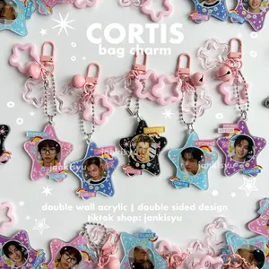 Tamagotchi Kpop Bag Charm Keychain Acrylic Gantungan Kunci Tas