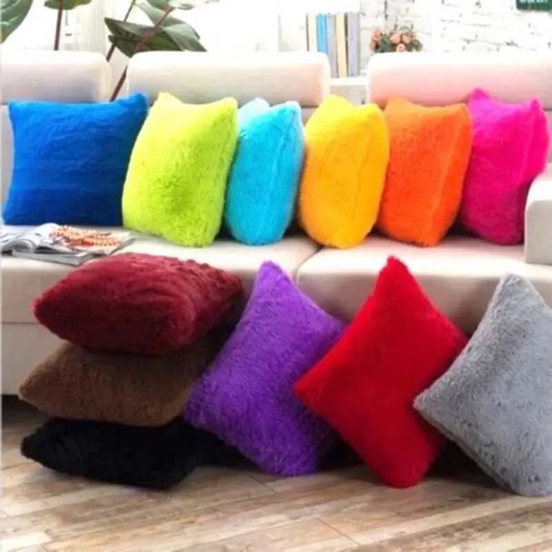SARUNG BANTAL BULU SOFA UKURAN 40X40