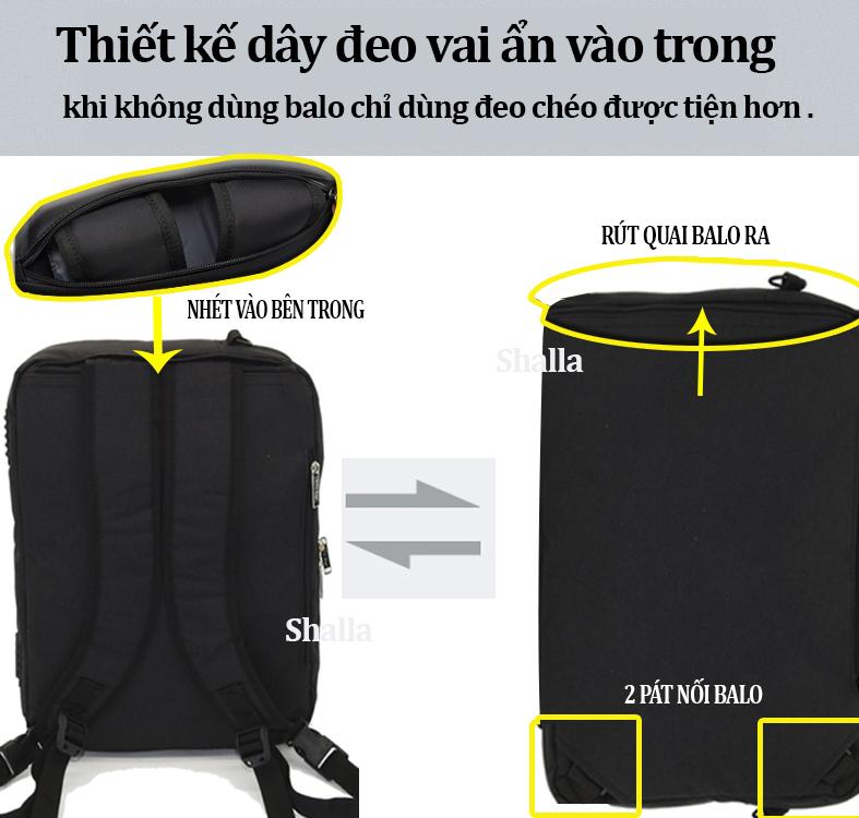 Product Introduction of cặp đă năng học sinh văn phòng Calm down CÓ NGĂN NƯỚC FLK {SANG TRỌNG} Nam Bag 9