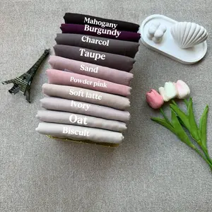 Hijab Paris Jadul Varisha / Hijab Daily Segi Empat Soft Colour Earthtone Terlaris