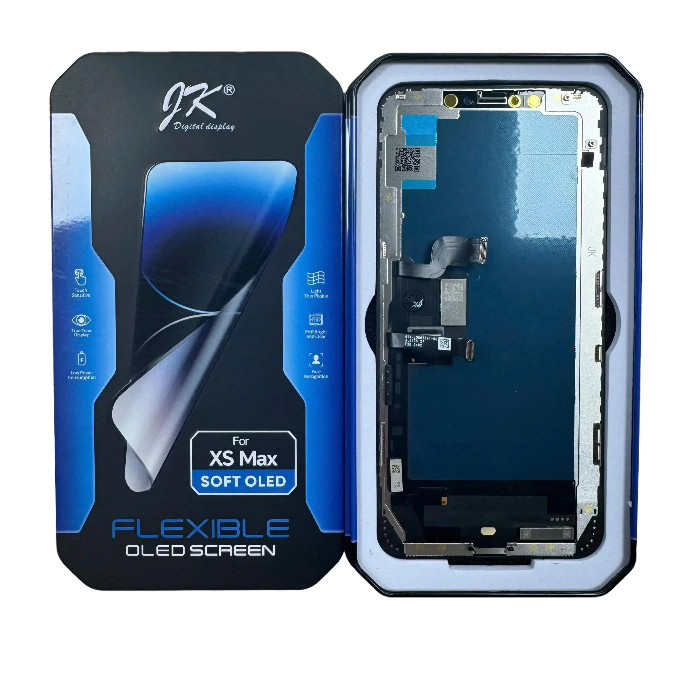 Màn hình thay thế cho Xs Max chính hãng GX, JK bảo hành 3 tháng. Tặng kèm tô vít tháo máy