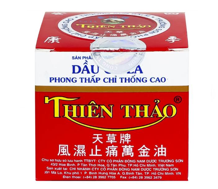 Dầu cù là Thiên Thảo - Giảm đau lưng, mỏi gối, trúng gió, côn trùng đốt (Hộp 30g) 1