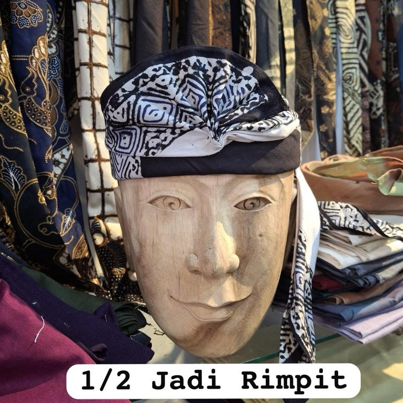 [ giska gallery ] Udeng Batik Cap Motif Tulis Asli Terbaru Jadi / Setengah Jadi Rimpit , Rimpit MP ( meudengpangus ) , Man Kodi Premium Pria 3