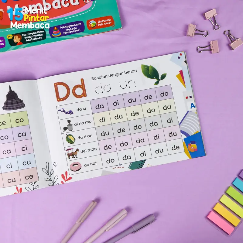 [ISI 2 BUKU] Buku Anak Belajar Membaca - Little Star 15 Menit Pintar Membaca Metode Montessori 6