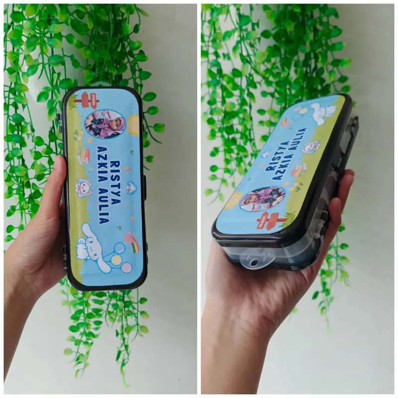 Tempat pensil custom nama dan foto, bisa request tema dan karakter 8