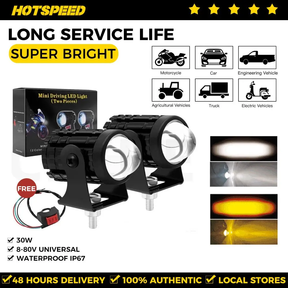TPSHOP LED BRACKET/ MINI DRIVING LIGHT BRACKET FOR MOTORCYCLE - TikTok ...