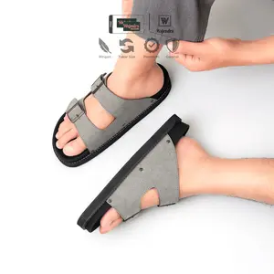 Wajendra - Banda Grey- Sandal Casual Pria
