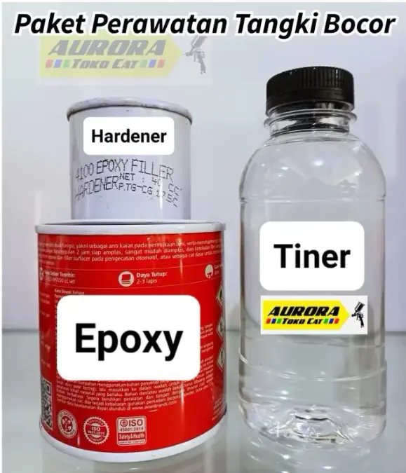 PAKET PENAMBAL TANGKI BOCOR EPOXY PLUS TINER