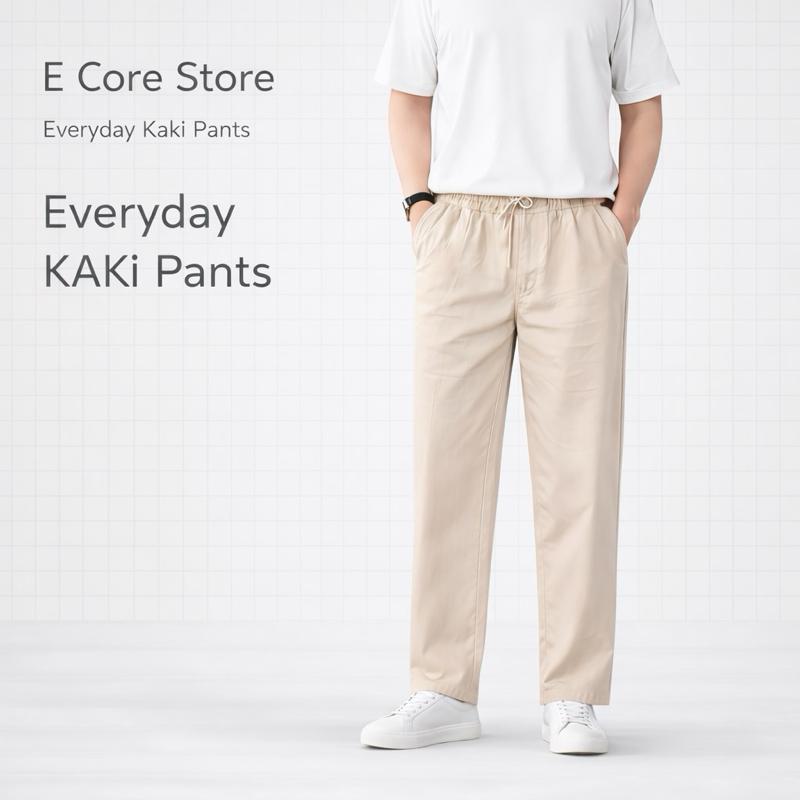   Combo 2 Quần Kaki  Ống Rộng Fom Baggy Vải Kaki Cotton Mềm Thoáng Mát Local Brand  Pants Kem Ong Voi Nam Nữ Menswear Đen 