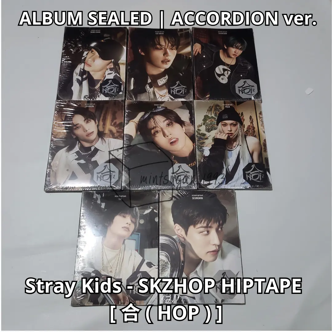 [ READY SEALED ] Stray Kids - SKZHOP HIPTAPE (HOP) ( ACCORDION ver ) [ BANGCHAN LEE KNOW CHANGBIN HYUNJIN HAN FELIX SEUNGMIN I.N IN ]