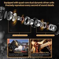 Gambar KZ Duet Dual DD Dynamic Driver Earpod Earphone with Mic - Black, USB C dari Knowledge Zenith Store Kota Administrasi Jakarta Barat 2 Tokopedia