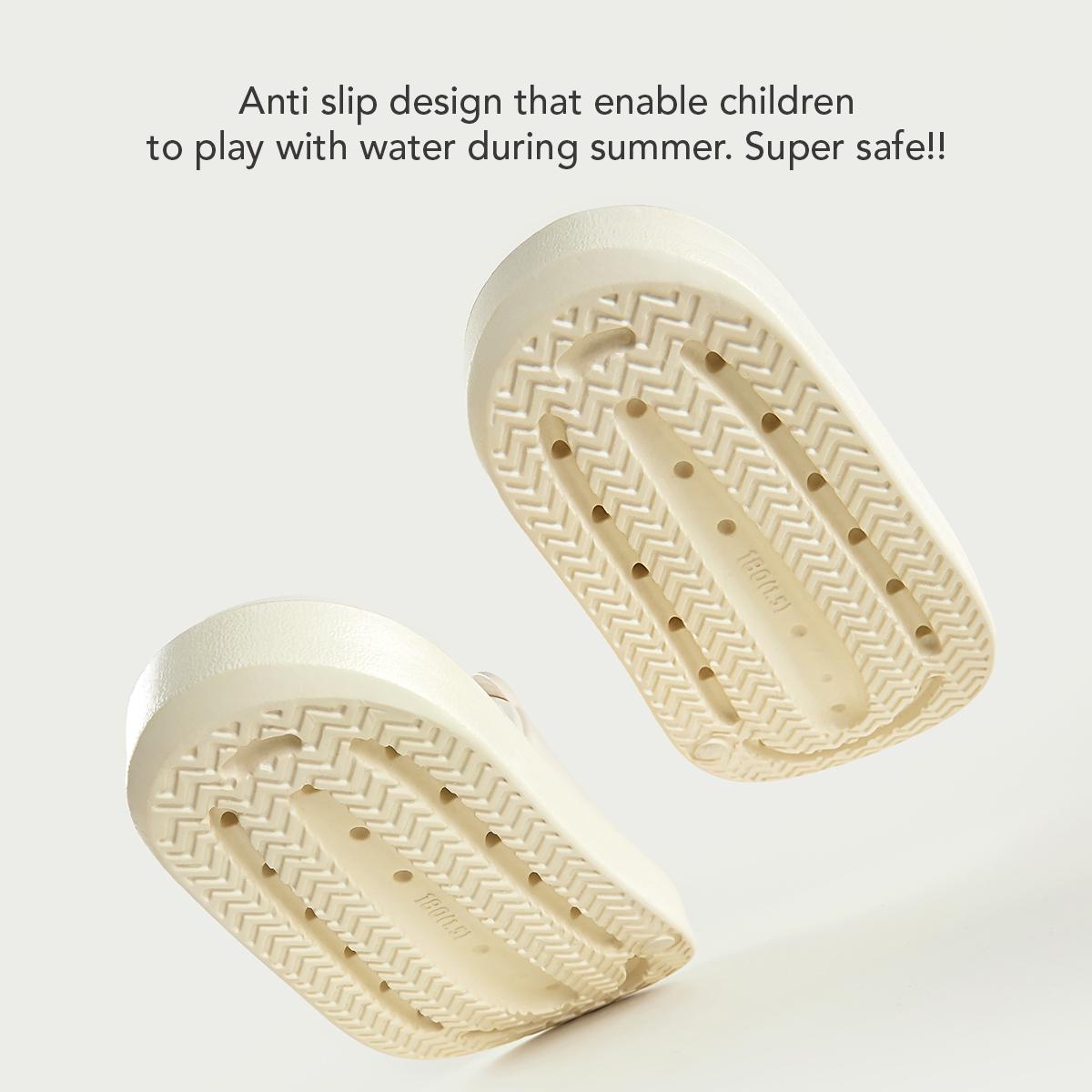 Sakumini Slippers Sandal Kartun Beruang Anti Slip Unisex Footwear Cartoon Bear   Shoes Pink Kuning Beige