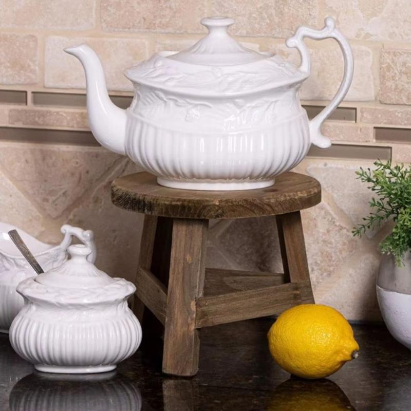 Hiện đại Vòng tròn Ghế gỗ nhỏ Vân gỗ Thiết kế đơn giản Giá trưng bày hoa Cây…