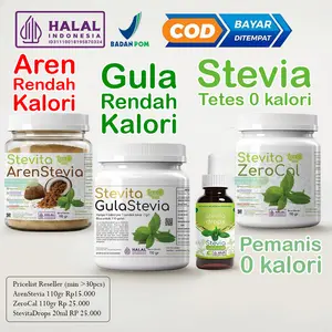Stevita Gula Stevia Pemanis Stevia tetes 110gr 20ml Tanpa kalori Rendah Kalori Sugar
