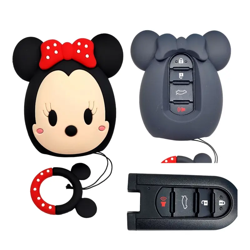 Cute minnie key case for Perodua Bezza Aruz Axia Myvi 2018-2021 ...