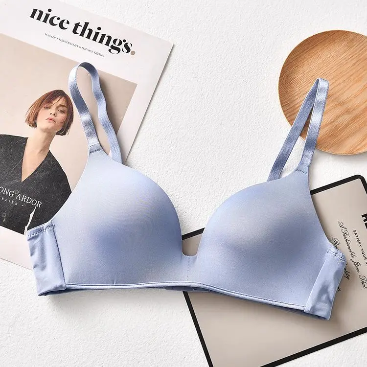 BRA TIDAK ADA KAWAT  SEAMLESS PUSH UP SIZE 32-38 TERDAPAT 3 KAIT WARNA RANDOM PAKAIAN DALAM WANITA 03 Busa Tipis Nyaman 7