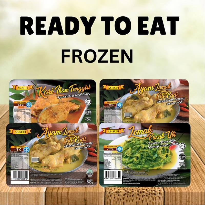 READY TO EAT FROZEN  AS-SUFI  IN TRAY 400GM 1