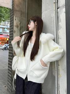 レディース 長袖 ニット カーディガン コート、秋冬ファッション、柔らかく快適なデザイン、日常使いに最適