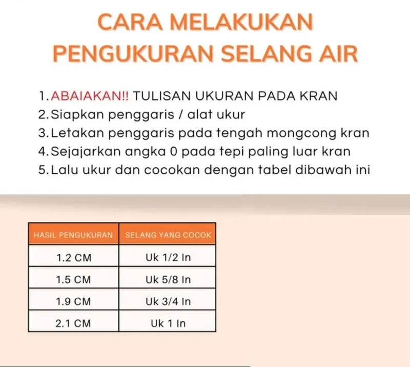 Selang Air Trilliun STABILO 1/2" Inch Elastis Harga PerMeter 1