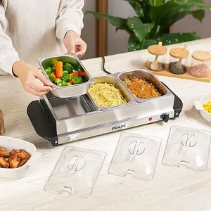 Pemanas Makanan Electrik Server & Buffet Warmer IDEALIFE BS-4501