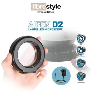 AIFEN D2 Lampu Microscope Mikroskop 28 LED Adjustable Light Original
