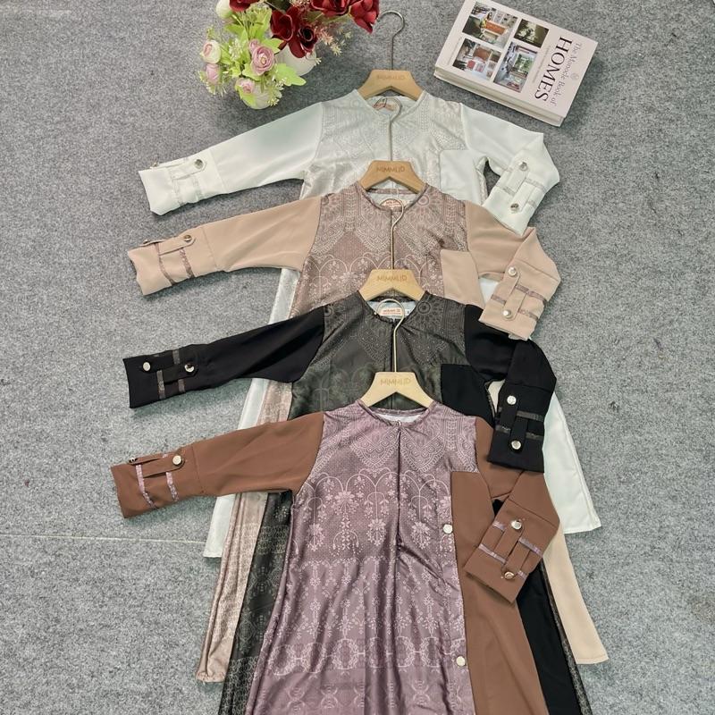 (MIMMI.ID) Merlina dress gamis couple Ibu dan anak bahan silk motif mix shopia Baju Muslim (MIMMI.ID) Merlina dress gamis couple Ibu dan anak bahan silk motif mix shopia Baju Muslim