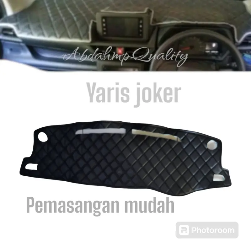 Cover Dashboard Mobil Yaris Joker 2018 sd 2023 Kulit Motif Wajik Car dasbor 2
