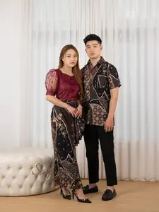 SAFFIYA-Stacy Batik | Kemeja, Dress & Kebaya Batik Modern – Kondangan, Pesta, Gereja, Natal Couple (DIJUAL PISAH)