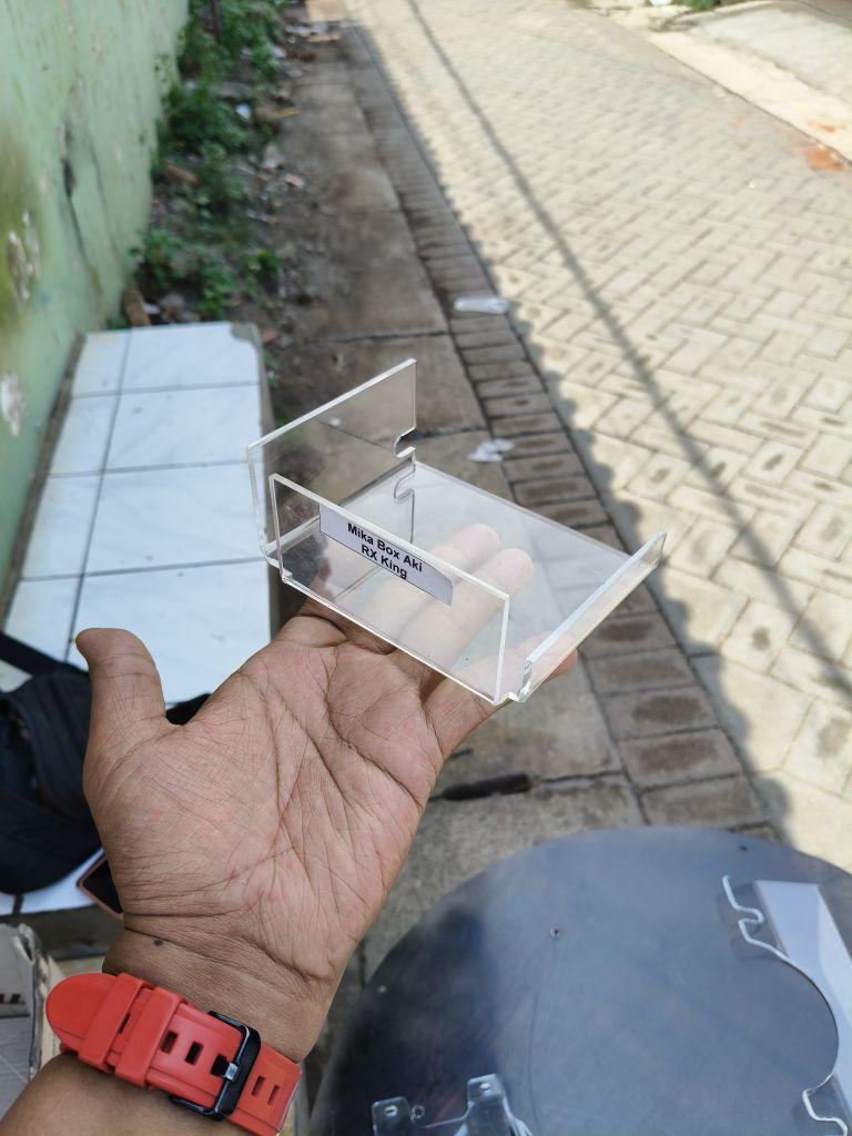 NRV mika kolong Akrilik Yamaha RX-King Transparan Jok Motorcycle