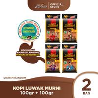 Gambar Kopi Luwak Murni Black Coffee Bag 100gr + 100gr Twin Pack dari Kopi Luwak Shop Kota Administrasi Jakarta Utara 1 Tokopedia