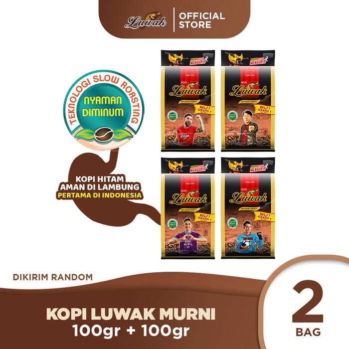 Gambar Kopi Luwak Murni Black Coffee Bag 100gr + 100gr Twin Pack dari Kopi Luwak Shop Kota Administrasi Jakarta Utara Tokopedia