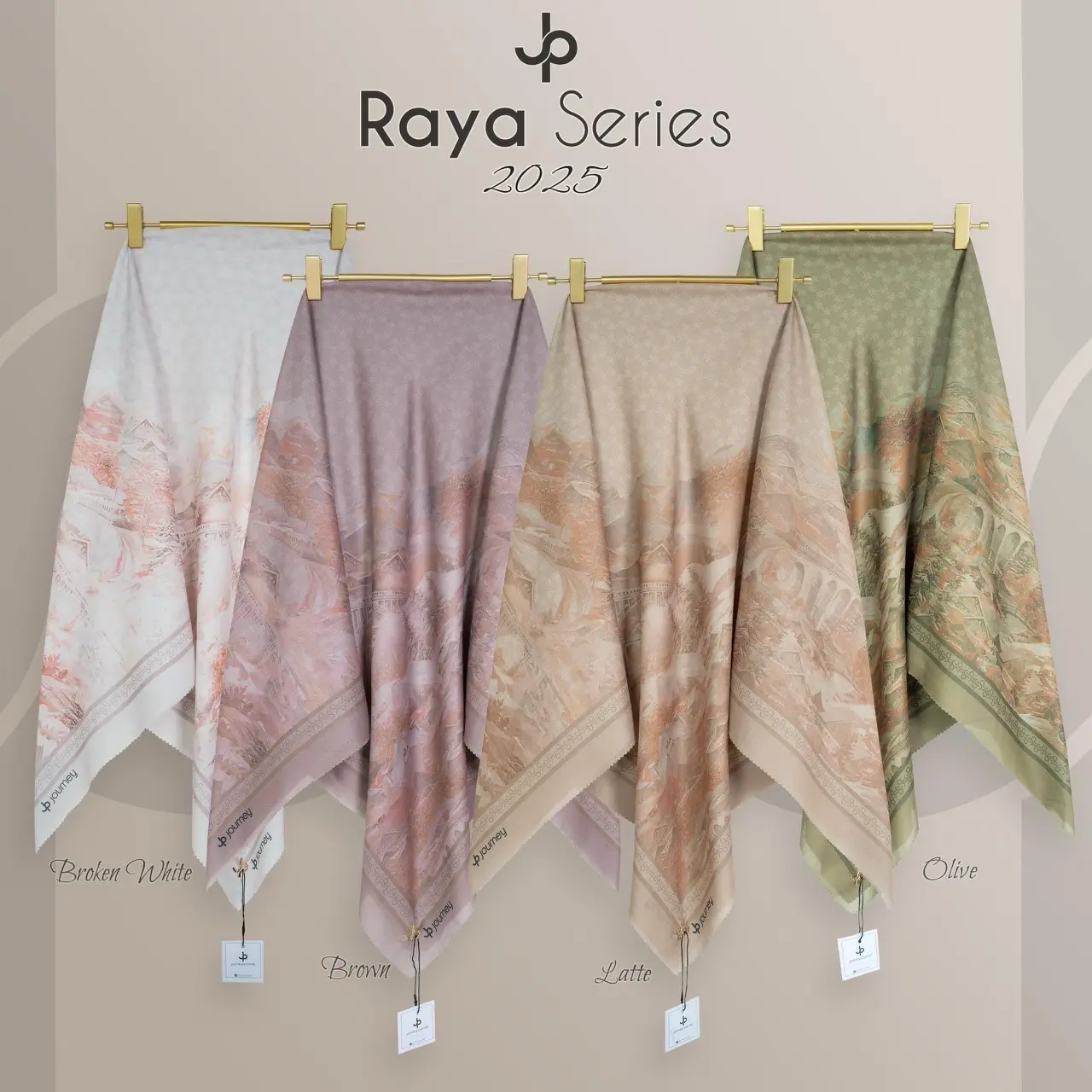 HIJAB JOURNEYSCARVERS /hijab segiempat/hijab voal/ RAYA 2025